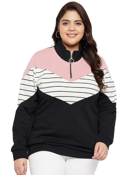 austivo Women Colourblock Sweatshirt-picture-46