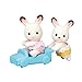 Calico Critters Lapins Marelle Assortis pour Jumeaux, poupées, Jouets à Collectionner (Styles Assortis)