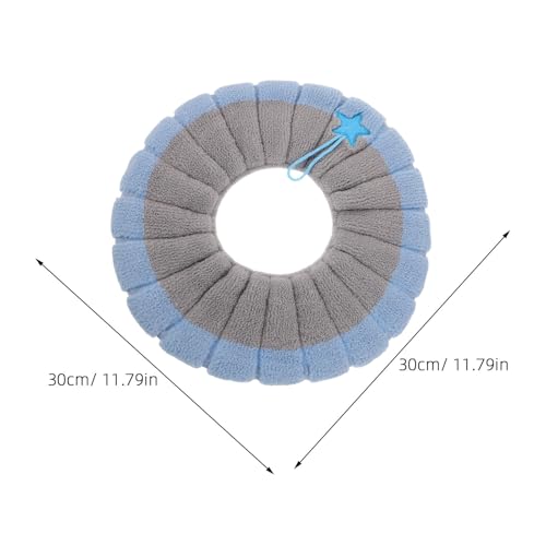 Gogogmee 4pcs Universal Knitted Toilet Seat Cover with Handle, Polyester Material, Warm and Washable Toilet Seat Mat for Home and Bathroom, Easy to Replace and Resistant to Deformation