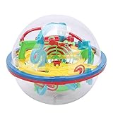 Juego de Laberinto 3D Bola de Rompecabezas con 100 obstáculos, Bola de Laberinto Globo de Laberinto 100 barreras desafiantes Juguete Intelectual Adecuado para Todas Las Edades
