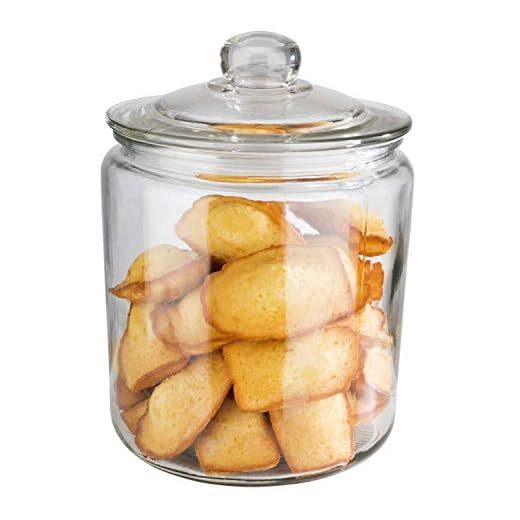 Vaso di stoccaggio APS "Classic" - Vaso di stoccaggio in vetro di alta qualità con una capacità di 4,0 litri