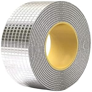 Leakage Repair Waterproof Tape for Pipe Leakage Roof Water Leakage Solution Aluminium Foil Tape Waterproof Adhesive Tape Sealing Butyl Rubber Tape for Leakage (5CM*5M) (B0D97PLY3G) Amazon Price History, Amazon Price Tracker