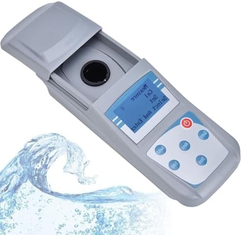 Portable Digital Turbidity Meter ZD-501, Handheld Lab Turbidimeter with LCD Backlight, Ideal for Water Treatment, Wine Industry, & Laboratory Use (0-500 NTU)
