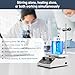 HYCC Magnetic Stirrer Hot Plate Max 520℉, 100-2000RPM Hot Plate with Magnetic Stirrer, 2000mL Magnetic Hotplate Stirrer, Magnetic Stir Bar, Stir Bar Retriever