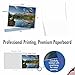 The Best Card Company - Box of 10 All Occasion Cards Blank (4 x 5.12 Inch) - Scenic Landscape Cards Assorted - Reflections M1728BN
