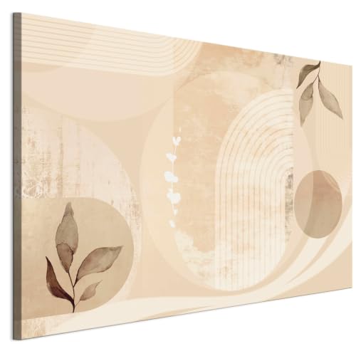 Impression sur toile minimaliste feuilles 60x80cm pour la decoration du salon