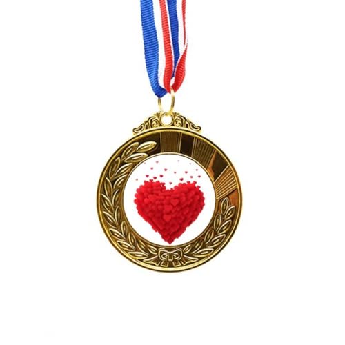 Cinta de oro elegante con corazones para decoración exclusiva de bodas