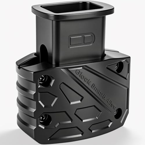 Image of Magazine Speed Loader, Fast & Hand-Safe Mag Loading for Glock 9mm/.40 S&W, Fits Glock 17,18,19,22,23,24,26,27,34,35,45 and 47, Stable and Durable, Great Gift for Father, Boyfriend or Shooting Buddies