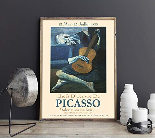 Poster Picasso de l'exposition 1960 pour sublimer votre salon moderne