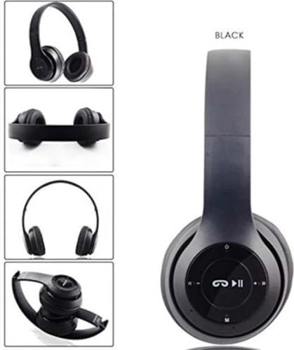 Image of Best Ultra Headphone with AUX & Bluetooth Support Bluetooth & Wired Headset (Black, On the Ear)