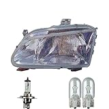 Osram Original Line H4 Scheinwerfer rechts H4 für Megane Scenic I Klasseic Coach inkl. OSRAM Lampen ohne Glühlampe Elektromotor Blinkleuchte Stellmotor LWR