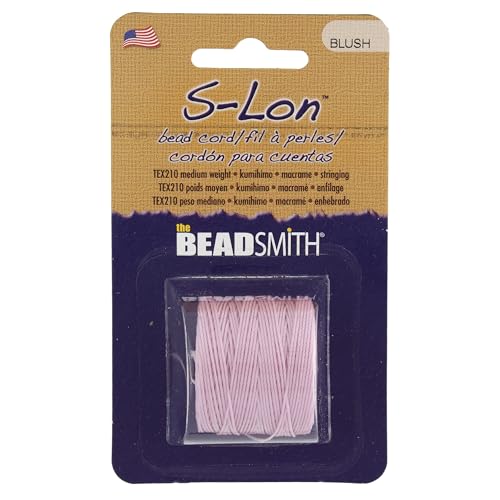 Cable de cuentas S-LON Blush de 77 YD: hilo de nylon para macramé 3