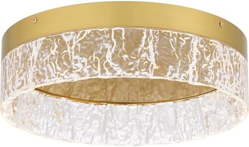 Quoizel Vistaria Integrated LED Brushed Gold Flush Mount