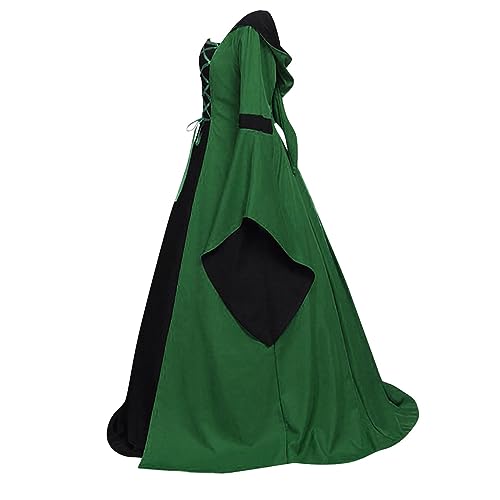 OIOLOYJM Renaissance Costume Women Medieval Sexy Plus Size Witch Vampire Gothic Halloween Costumes Woman 2025 Clothes Dresses