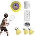 Wiuejg Badminton Trainer Indoor | Badminton Meets Soccer | Badminton Rebound Trainer | Solo Badminton Tool, Badminton Training Aid, Adjustable Badminton Trainer, Portable Badminton Rebounder