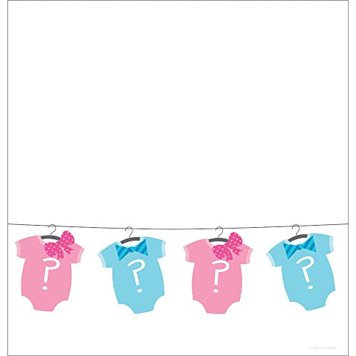 Creative Converting Bow Or Bowtie? Border Print Plastic Tablecover, 54 by 108