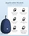 Headphone Case Hard Shell Super-Slim for Sony/JBL/Bose/Soundcore Anker/BERIBES KVIDIO TOZO JLab Over-Ear Headphones Universal Portable Travel Organizer Bag (Blue)