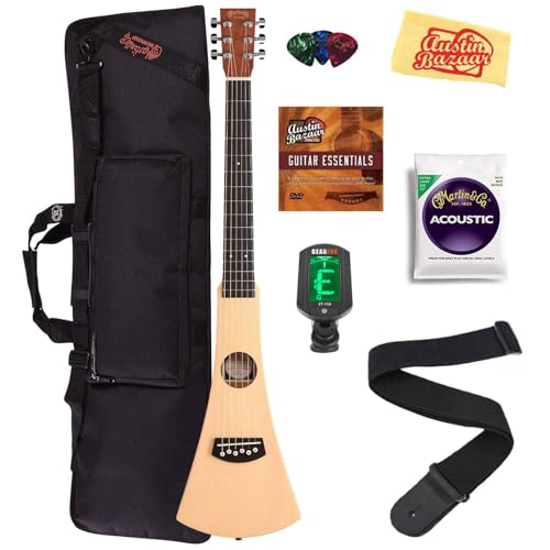 Martin Steel String Backpacker Travel Guitar Bundle