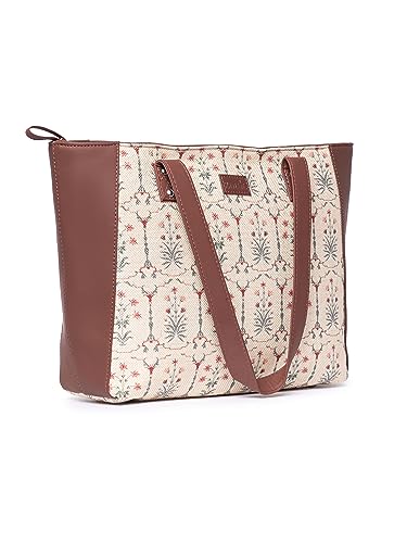 Image of ZOUK Women's Handcrafted Side Tote Bag and Handbag for Office and College