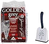 Su potencia superior (aprox. 380% de absorción) elimina olores desagradables mientras que la arena da un suave aroma a polvo de bebé.