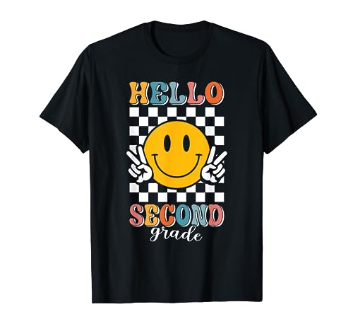 Hello Second Grade Back To School Teacher Student 2nd Grade T-Shirt