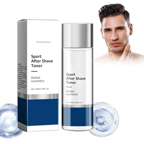 Fluido Para Después Del Afeitado, Bálsamo Para Después Del Afeitado, Aftershave Hombre, Tónico De Cuidado Con Aloe Vera, Cuidado Suave Para La Piel Después Del Afeitado, 100 Ml