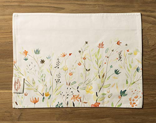 Maison D' Hermine Placemat 100% Cotton Cloth Placemats Decorative Washable Placemats, Home, Kitchen, Dining, Cocktail Parties & Camping, Colmar - Spring/Summer (Set Of 4) #TOP4