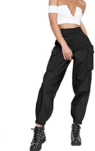 High waist baggy cargo pants Clearance