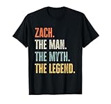 Zach The Best, Man Myth Legend, Funny Best Name Zach T-Shirt