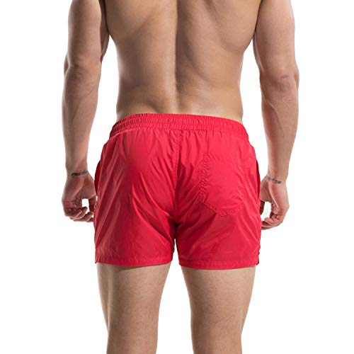 Men's Fashion Label Board Shorts Loose Trunks Beachwear4