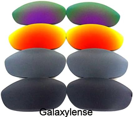 GALAXYLENSE Replacement Lenses for Oakley Monster Dog Black&Gray&Red&Purple Color 4 Pairs,FREE S&H. image 4