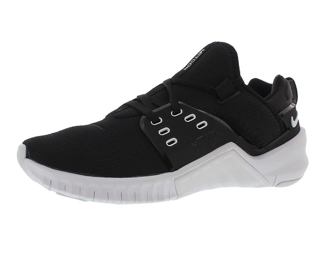 Nike Women's Free Metcon 3 Shoe, Black White Yellow, 8