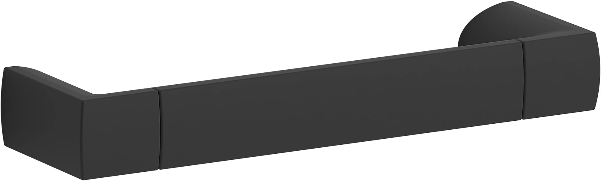 Poignée de placard de cuisine bouton meuble Kohler noir mat 11,4 cm