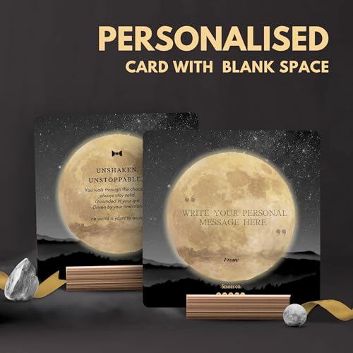 Image of 5 Senses Co. Luxury Starlight Bracelet Gift Set Combo for Men | Gift for Father, Brother, Boyfriend, Friend, Birthday | Certified Natural Stone Crystals Bracelet with Metallic Inserts & Long Lasting Luxurious Stardust Perfume | Birthday Card