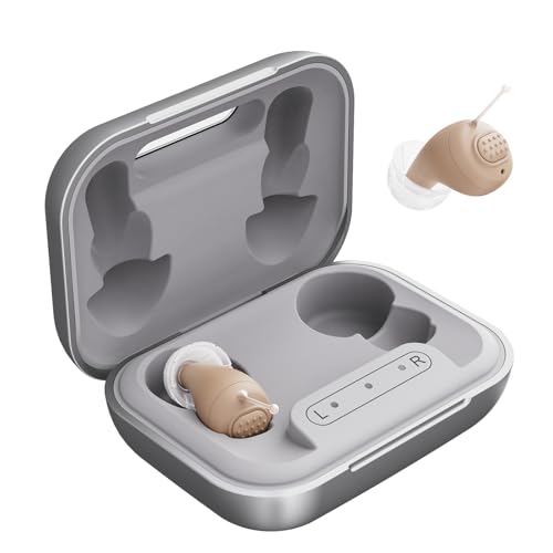 Hearing Aids for Seniors, Rechargeable OTC Hearing Aids with Nois...