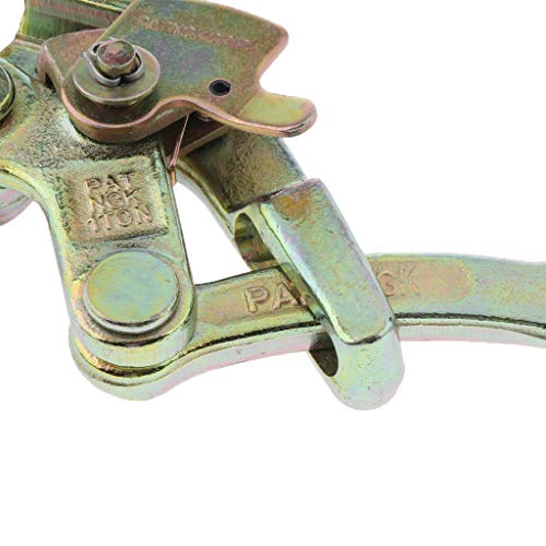 Foto von Max. Last 1 Tonnen Kabeldraht Seil Griff Isoliertes Drahtgriff Spannklemme Spanner