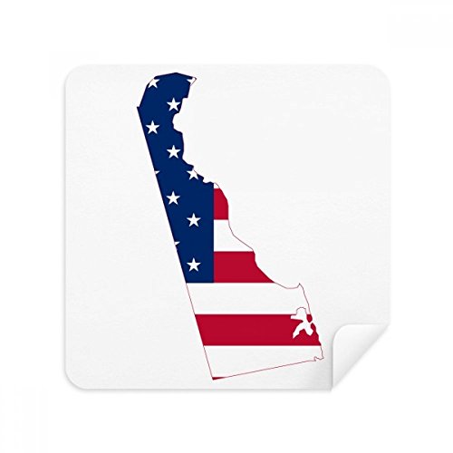 Suédine de nettoyage Delaware USA double face douce pour verres et écrans