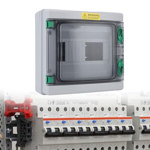 Boîte de distribution électrique 8 circuits étanche ABS pour dérivation extérieure
