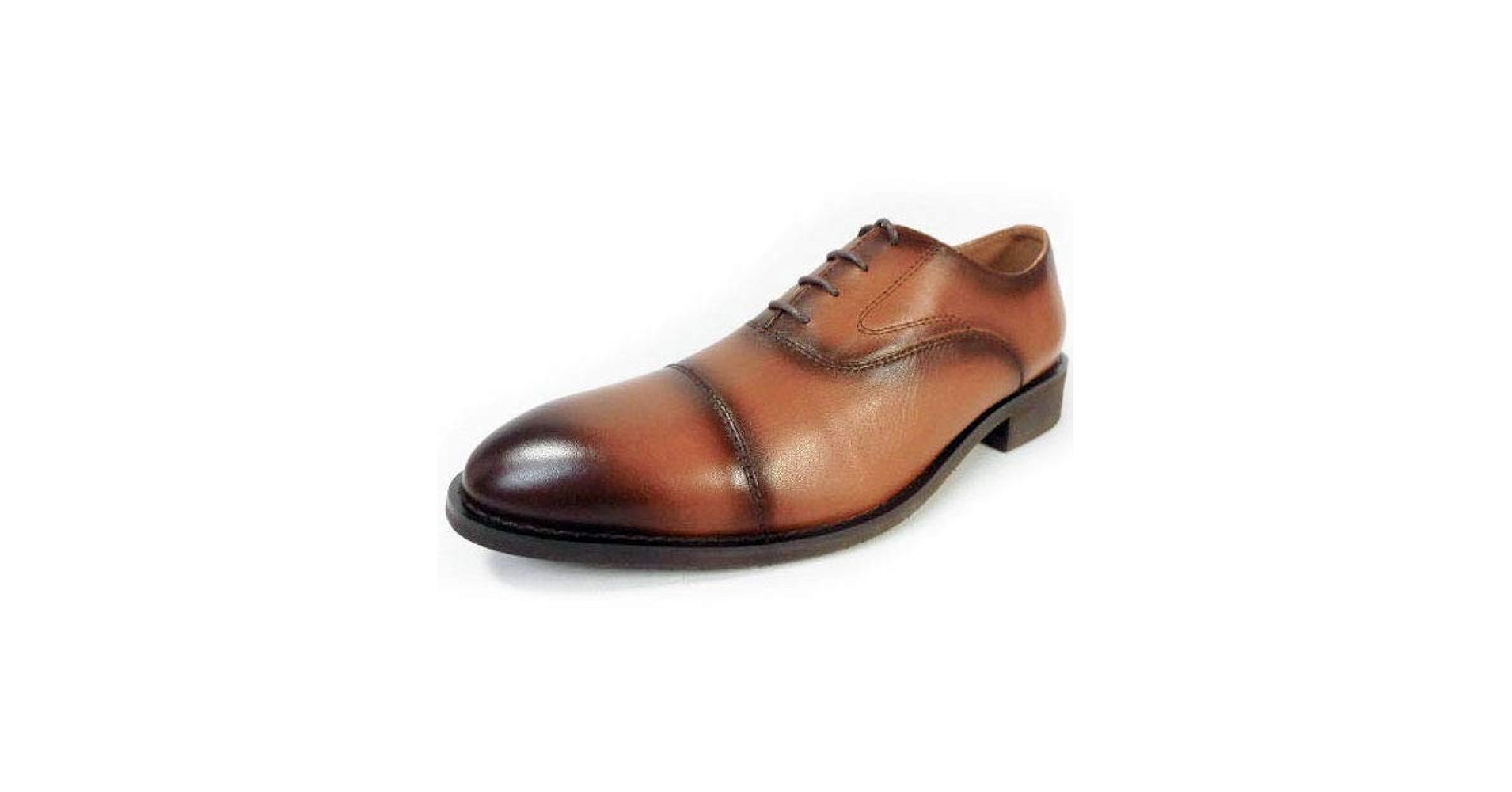Amazon | [PARASHOE] 本革 内羽根ストレートチップ（キャップ