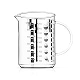 WMF Gourmet Messbecher 1 l – hitzebeständiger Glas-Messbecher mit präziser Skalierung, spülmaschinen- & mikrowellengeeignet, robuster Maßbecher aus Glas zum Kochen, Backen & genauen Abmessen