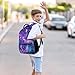 KAFFUL Blue Purple Galaxy Backpack Kids Space Universe Galaxy Backpack for Boys and Girls, Starry Stars Nebula Backpack for Elementary Kids, Children Travel Laptop Backpack, 16.5 Inch