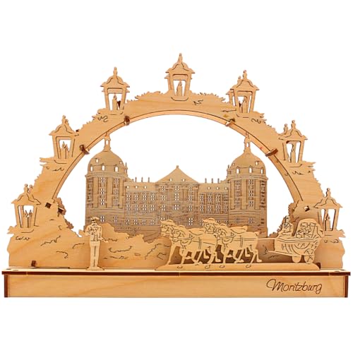 Beleuchteter Holz LED Schwibbogen als Bastelsatz, Bastelschwippogen,...