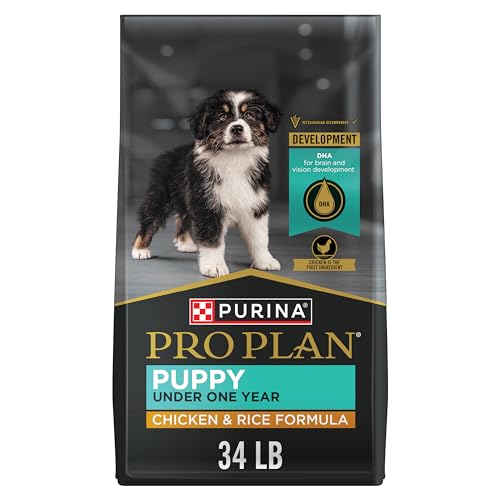 Purina Pro Plan High Protein Dry Puppy Food, Chicken and Rice Formula - 34 lb. Bag