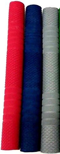 Premium Cricket Bat Grip Rubber Replacement Handle Non Slip Good Grip Various Styles Pack of 3 or 4