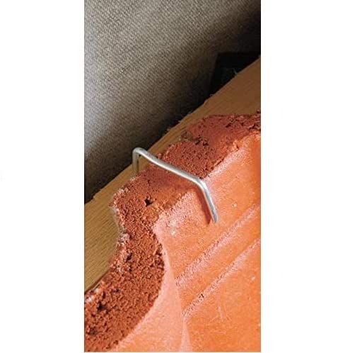 1000x BETONZIEGEL KOPFKLAMMER STURMKLAMMER TYP "U" STURMKLAMMERN