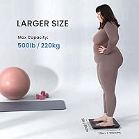 RENPHO Personenwaage Digital, Körperwaage mit App, 220 kg, 30 cm – Ansicht 2