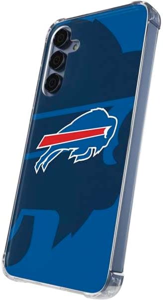Skinit Clear Phone Case Compatible with Galaxy A35 5G - Officially Licensed NFL Buffalo Bills Double Vision Design