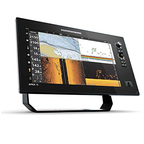 Image of Humminbird APEX 16 GPS Fish Finder, MEGA Side Imaging+ & HD Touchscreen (Control Head Only)