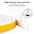 White Door Window Weather Stripping Self Adhesive Foam Tape High Density Foam Sealing Strip Window Insulation Weatherproof Gasket Tape, 1" Wide X 3/4" Thick, 6.5 Ft X 2 Rolls, Total 13 Feet