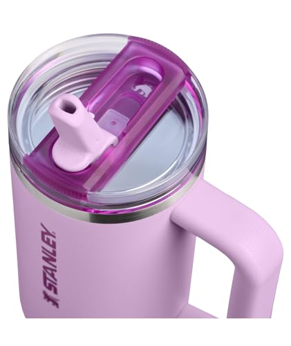 Image of STANLEY Quencher ProTour Flip Straw Tumbler with Leakproof Lid 30 oz | Built-In Straw & Handle | Cupholder Compatible for Travel | Insulated Stainless Steel Cup | BPA-Free | Soft Orchid